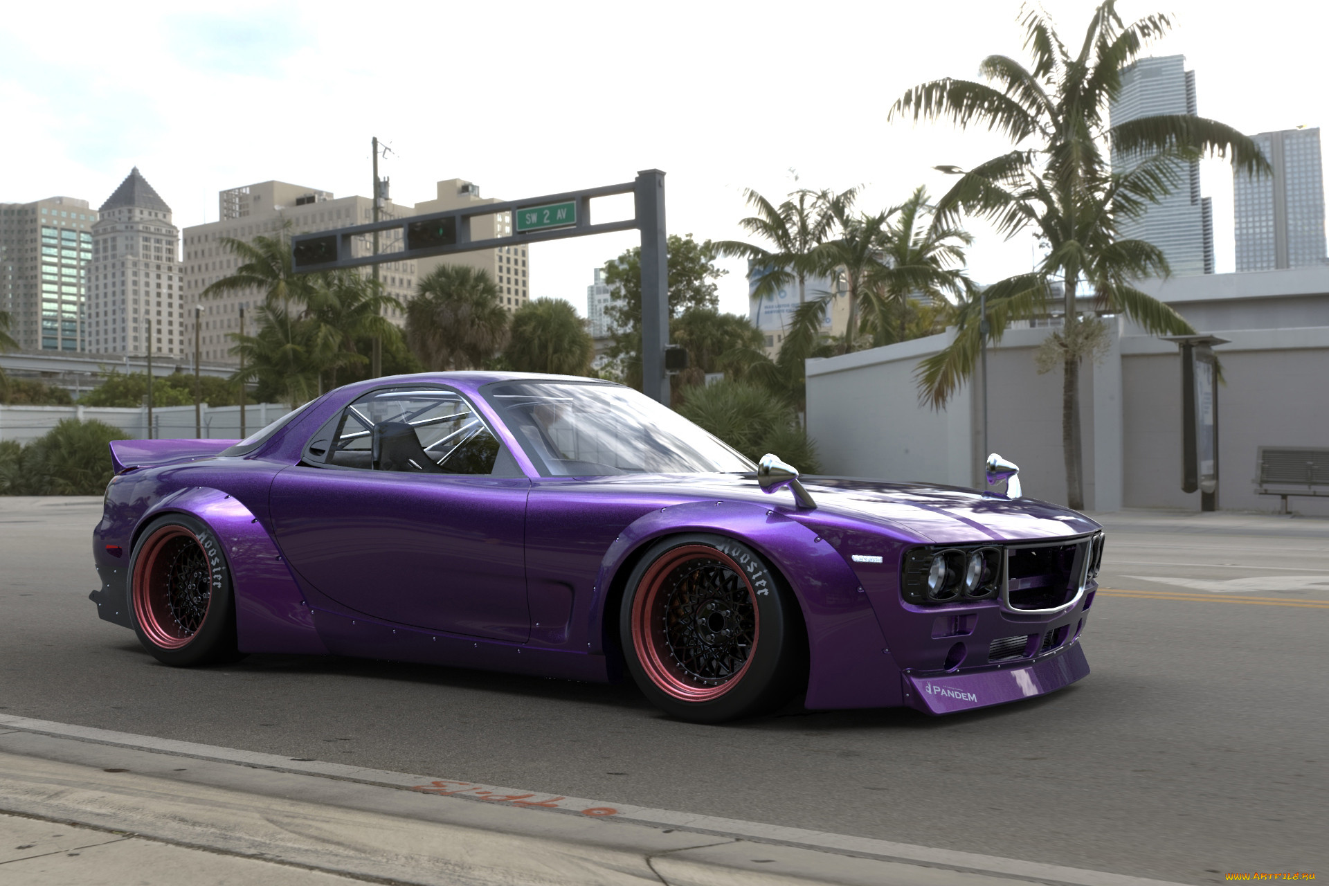 Mazda RX 7 Rocket Bunny Drift